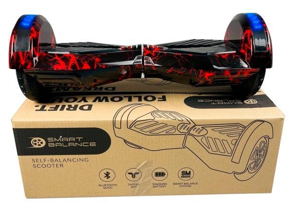 Гіроскутер Smart Balance Pro 8" (Червона Блискавка) sm8-1012