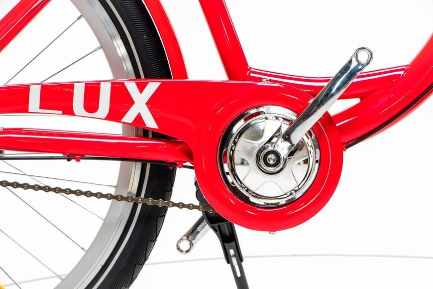 Велосипед 26" Dorozhnik LUX планет. 17" 2024 Красный OPS-D-26-251