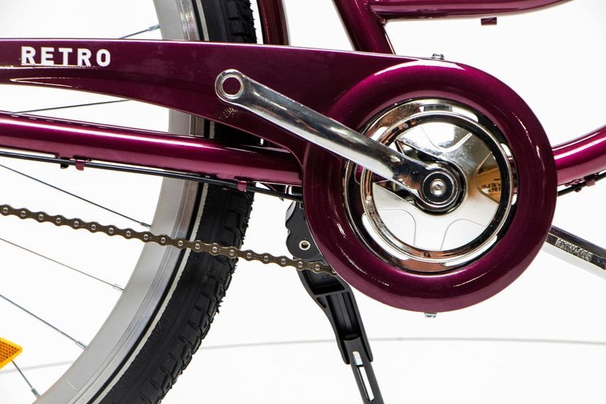 Велосипед 28" Dorozhnik RETRO планет. 19" 2024 Черный OPS-D-28-385