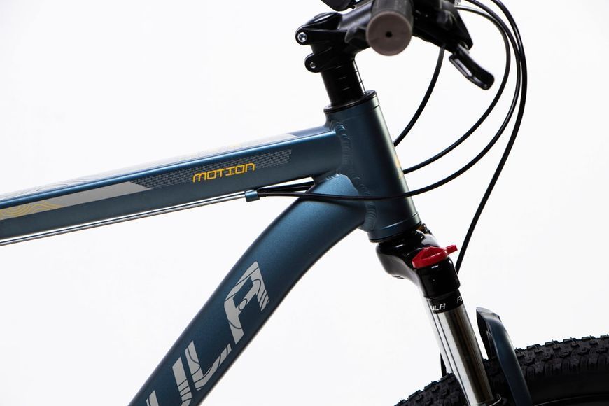 Велосипед AL 29" Formula MOTION AM DD 21" 2024 Черно-зеленый Матовый OPS-FR-29-245