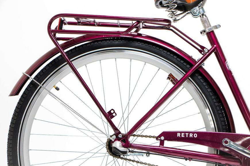 Велосипед 28" Dorozhnik RETRO планет. 19" 2024 Помаранчевий OPS-D-28-384