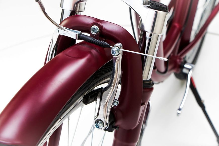 Велосипед AL 26" Dorozhnik RUBY AM Vbr 17" 2024 Темно-червоний OPS-D-26-258