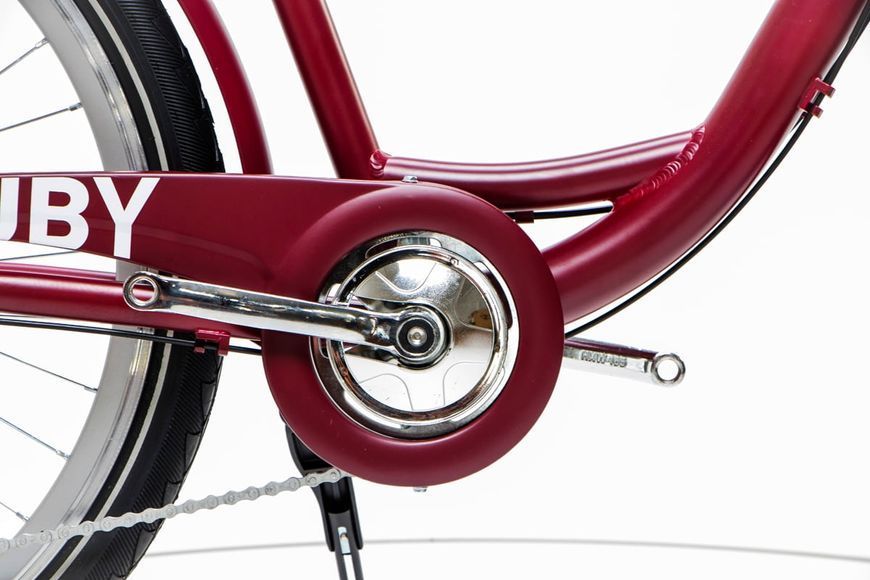 Велосипед AL 26" Dorozhnik RUBY AM Vbr 17" 2024 Темно-червоний OPS-D-26-258
