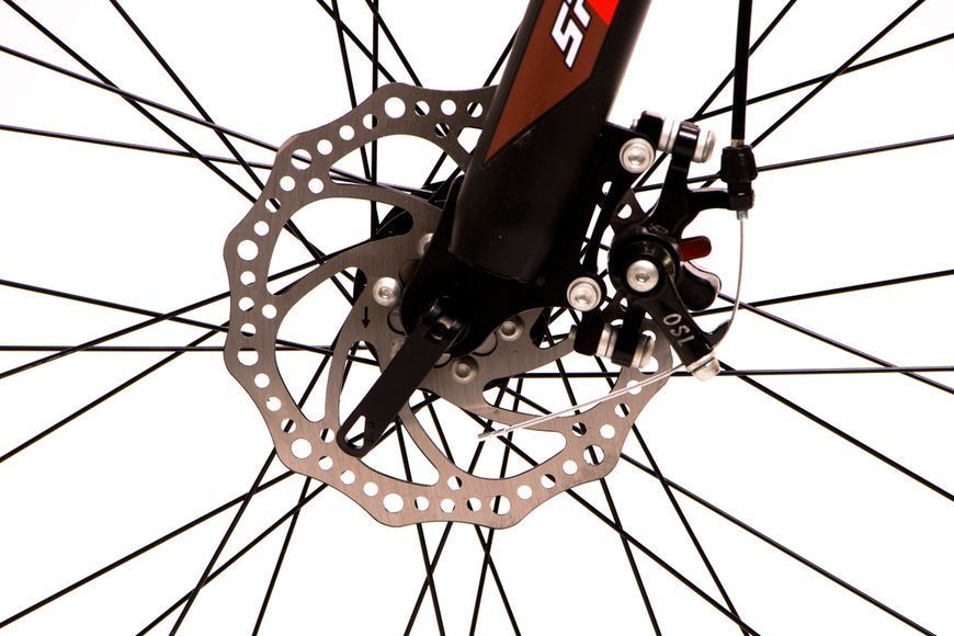 Велосипед AL 27.5" SPACE MERCURY AM DD 17" 2024 Чорно-червоний OPS-SP-27.5-006