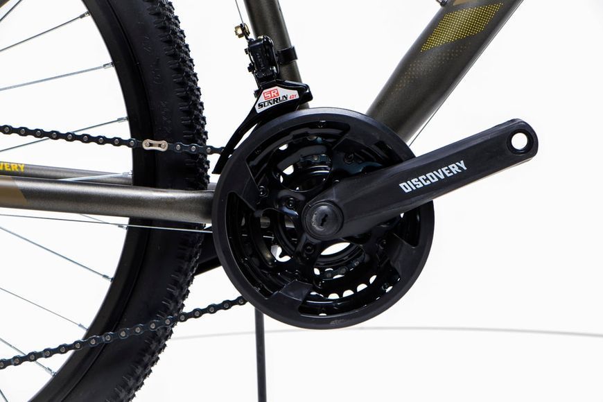 Велосипед 26" Discovery RIDER AM DD 16" 2022 Темно-синій з помаранчевим OPS-DIS-26-530