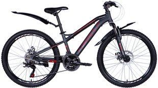 Велосипед AL 24" Formula BLACKWOOD 1.0 AM DD 12,5" 2024 Чорно-червоний Матовий OPS-FR-24-402
