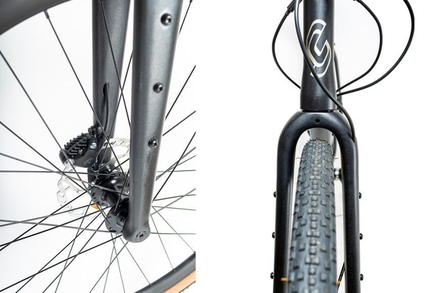 Велосипед 700с Cyclone GSX 54см 2022 Черный 22-006