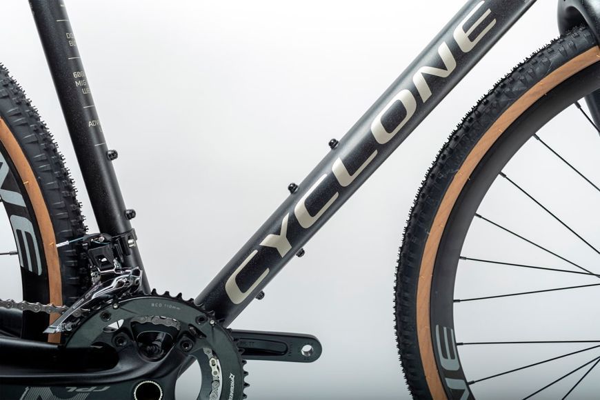 Велосипед 700с Cyclone GSX 54см 2022 Черный 22-006