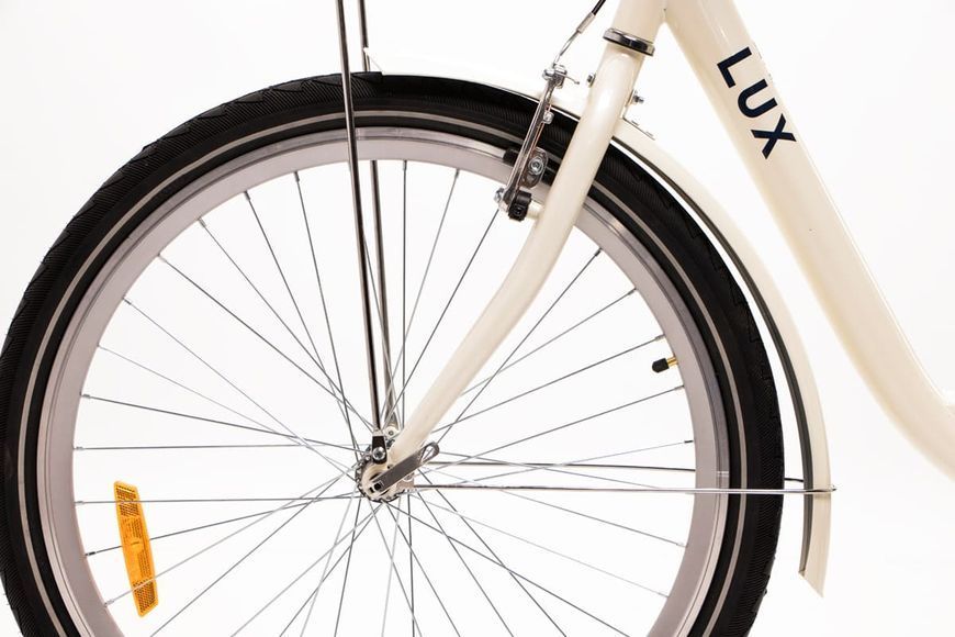 Велосипед 26" Dorozhnik LUX Velosteel 17" 2024 Слонова кістка OPS-D-26-272