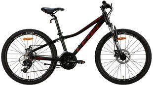 Велосипед AL 24" Leon JUNIOR AM DD 12" 2024 Красный с черным OPS-LN-24-092
