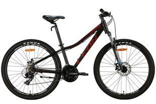 Велосипед AL 26" Leon SUPER JUNIOR AM DD 13" 2024 Черный с красным матовый OPS-LN-26-104